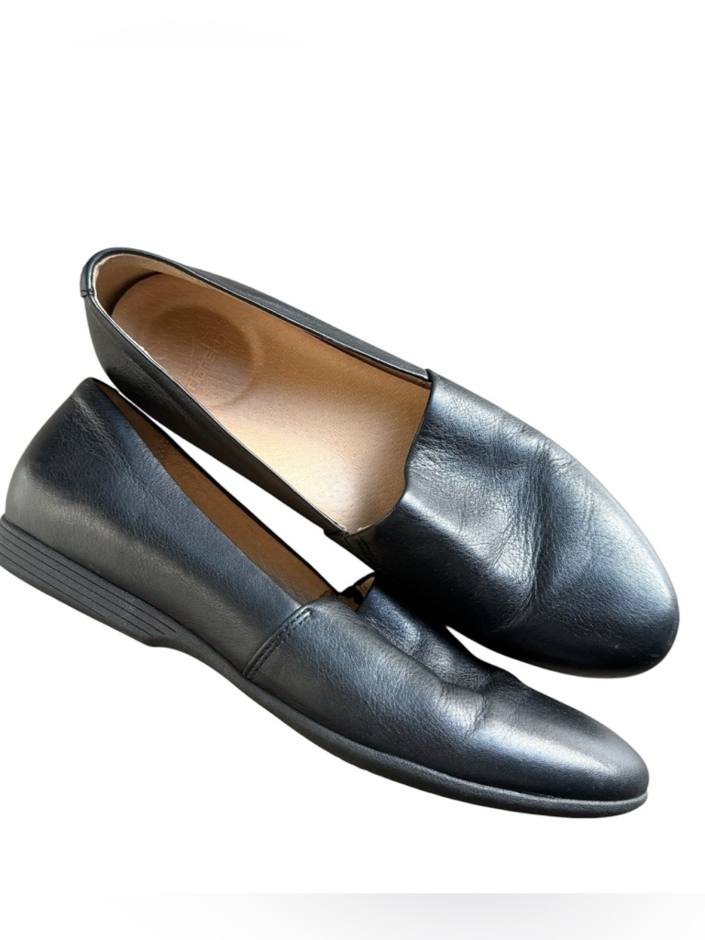 Dansko Larisa wide slip on leather loafer black size 40 US 9.5/10 women